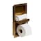 Alfi Brand Brushed Gold PVD Stainless Steel Recessed Shelf / Toilet Paper Holder Niche ABTPNP88-BG - alternate 3